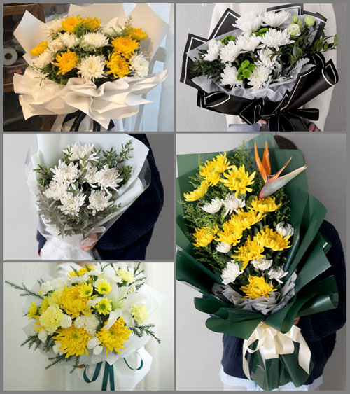 湖南岳阳岳阳县月田镇白事花束代送